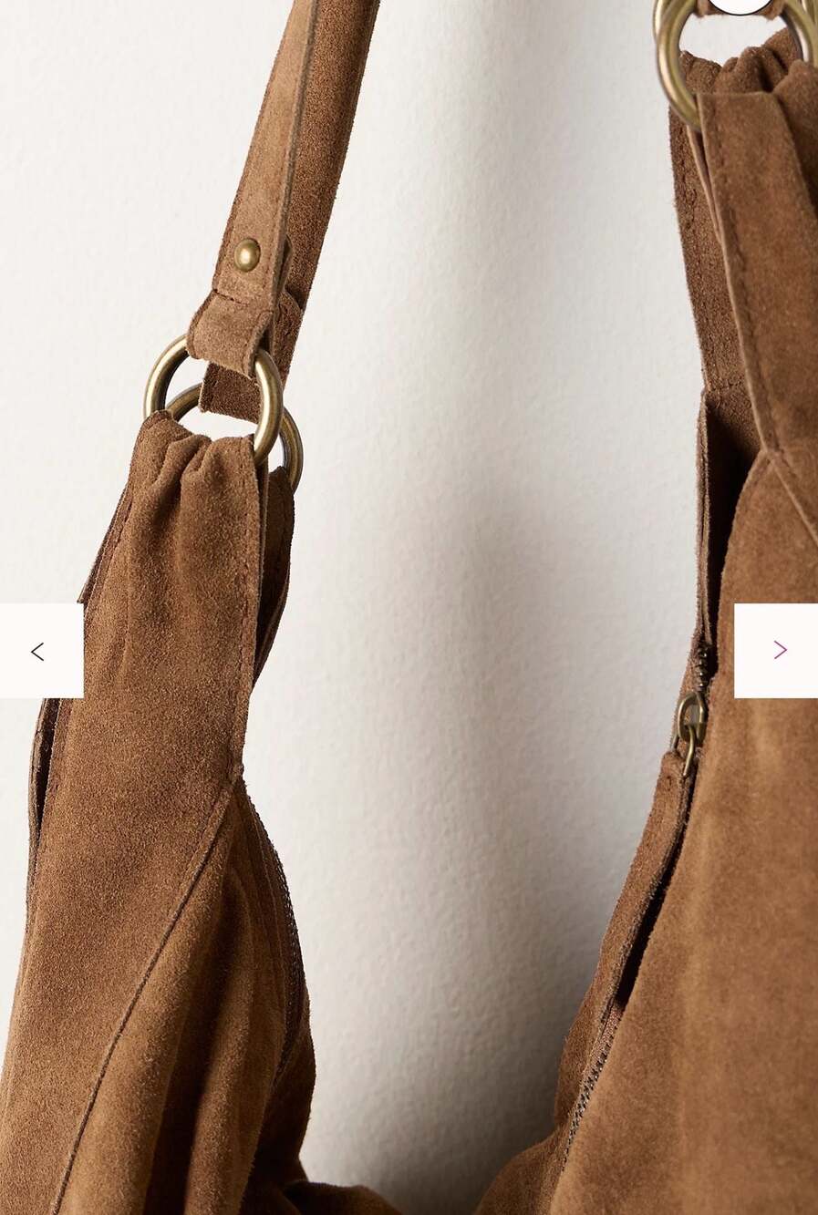 Free People Roma Suede Hobo Tote Bag - Picture 3 of 6